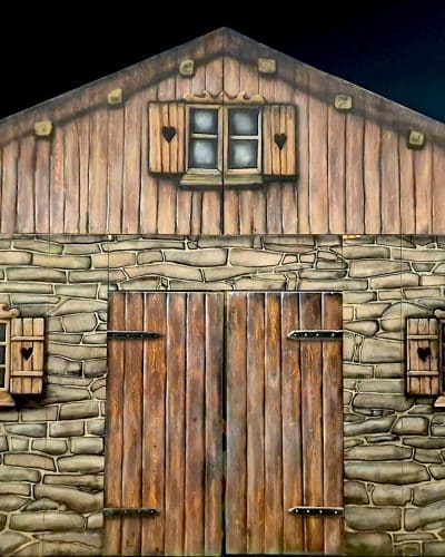 Scheune Kulisse Scheune