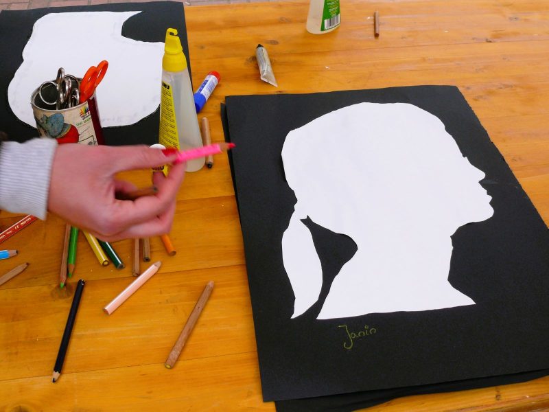 Schatten schneiden  / Schattenschnitt - Mitmachaktion – Bild 2
