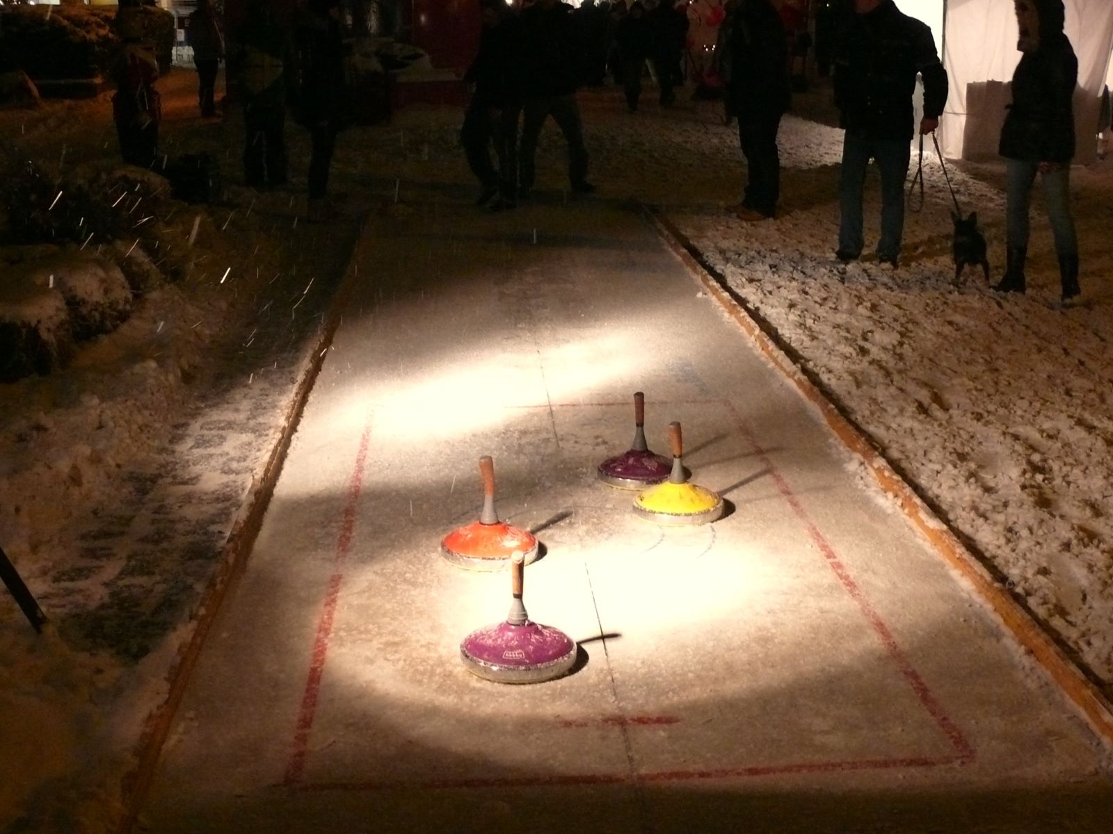 Eisstock - Curling Bahn