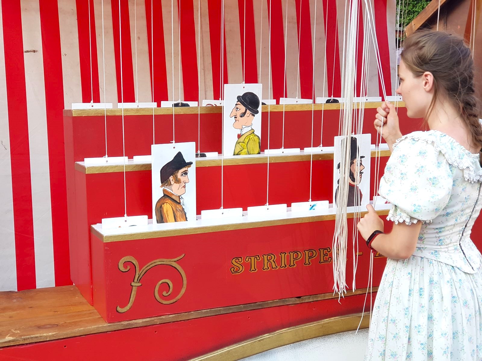 Faden ziehen - Nostalgie Spiel