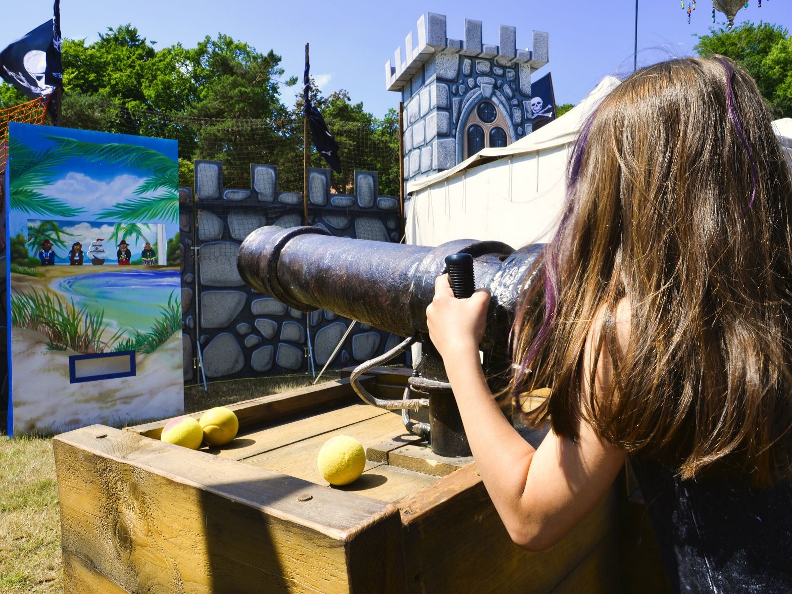 Piraten Kanonen schießen - Druckluftkanone – Bild 2