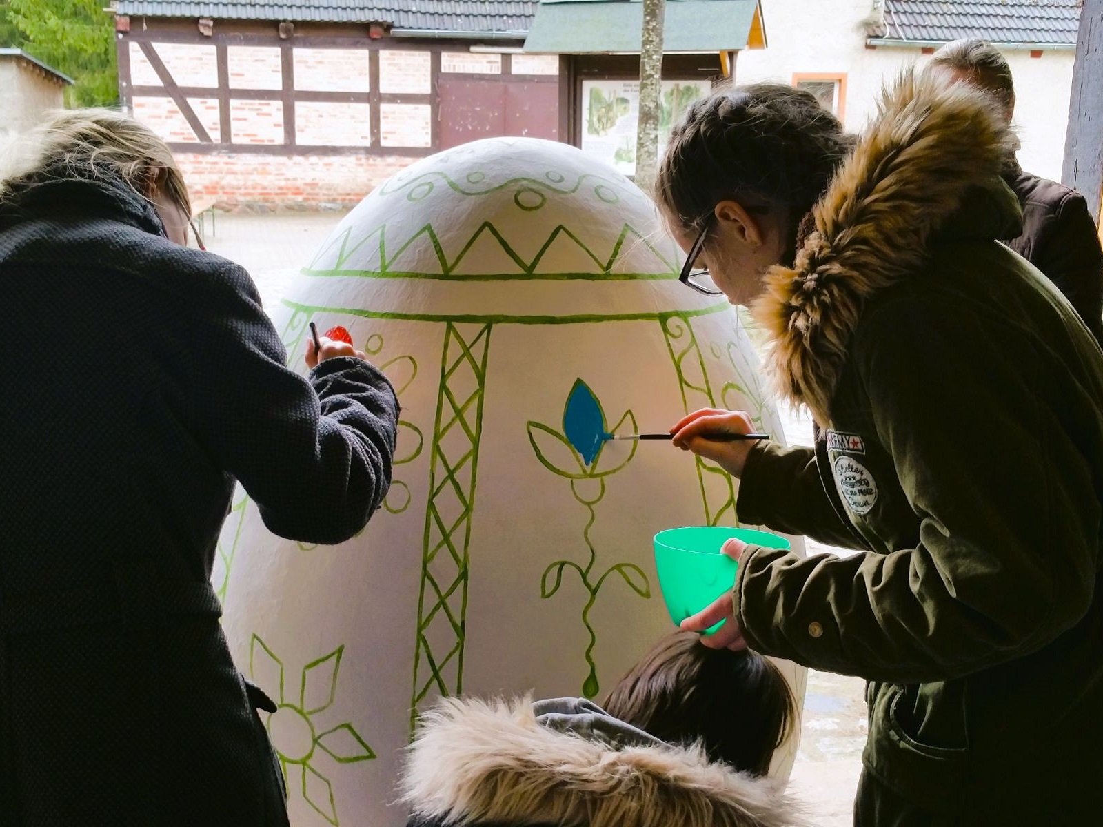 Osterei bemalen - Ei 1,50 m ∗ No.2 » FXdeco - Veranstaltungsdekoration