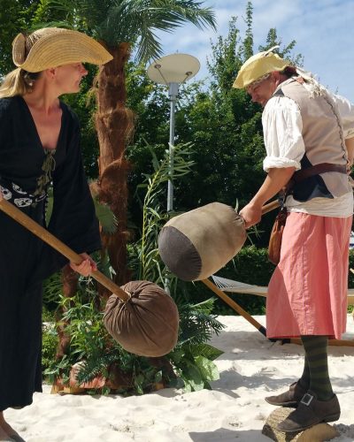 Piraten schubsen - Spiel