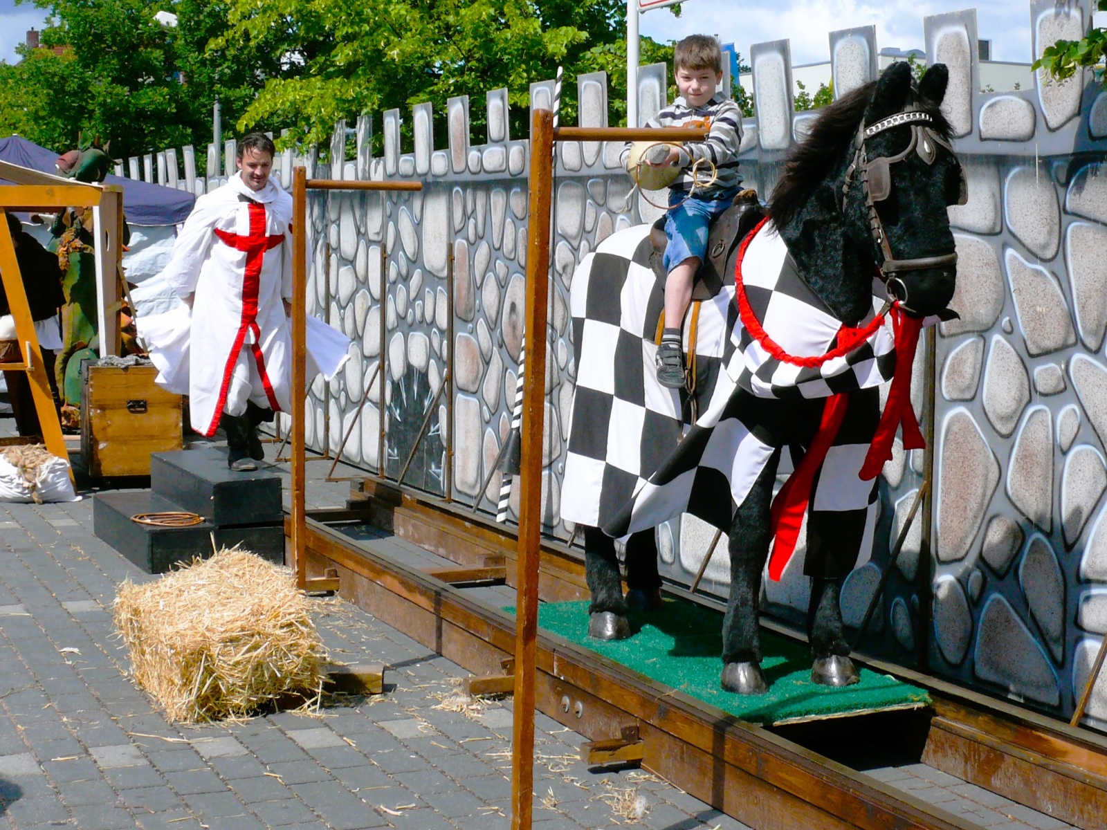 Tjost - Ritter Turnierbahn - Pferdebahn