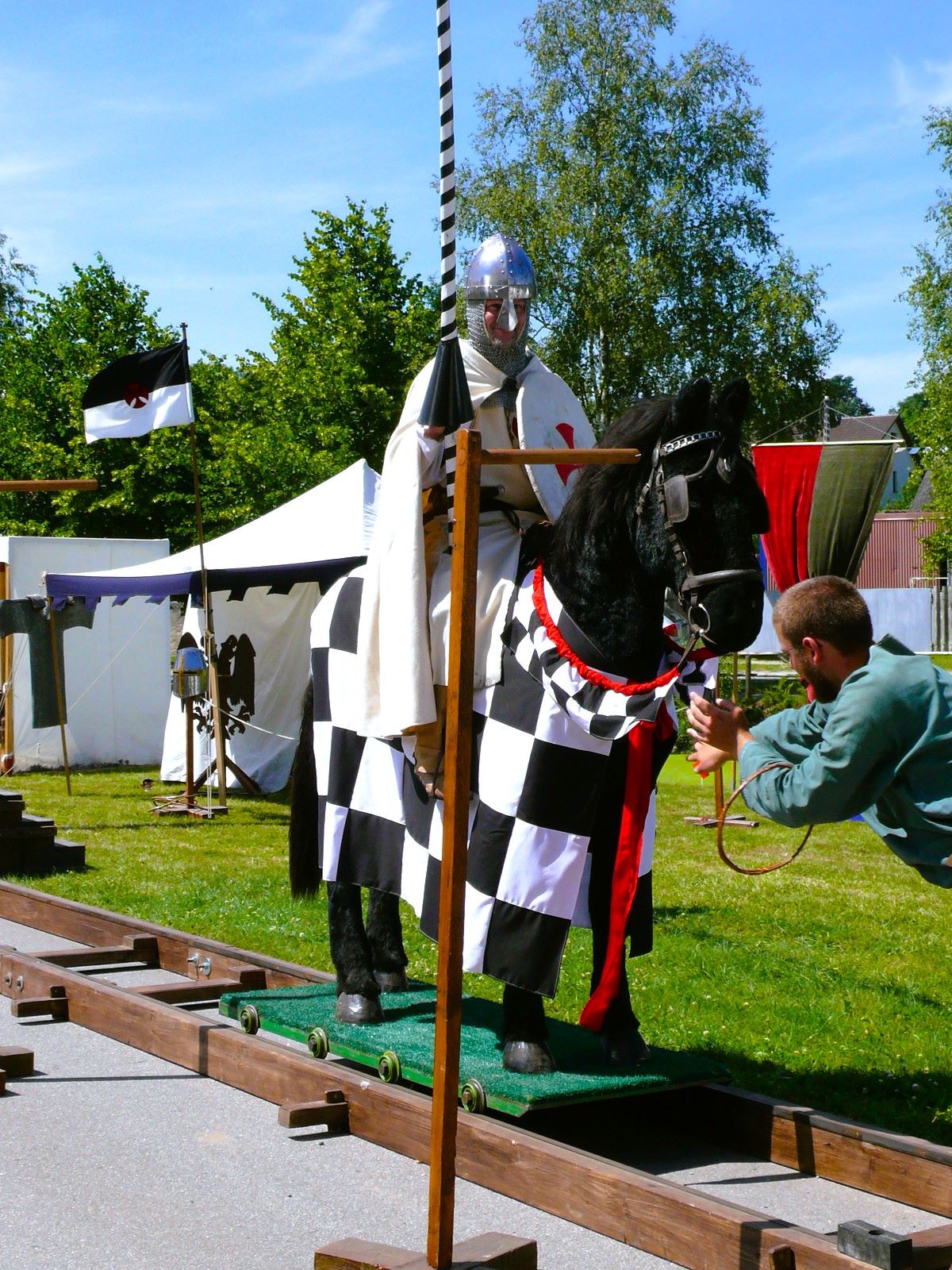 Tjost - Ritter Turnierbahn - Pferdebahn – Bild 5
