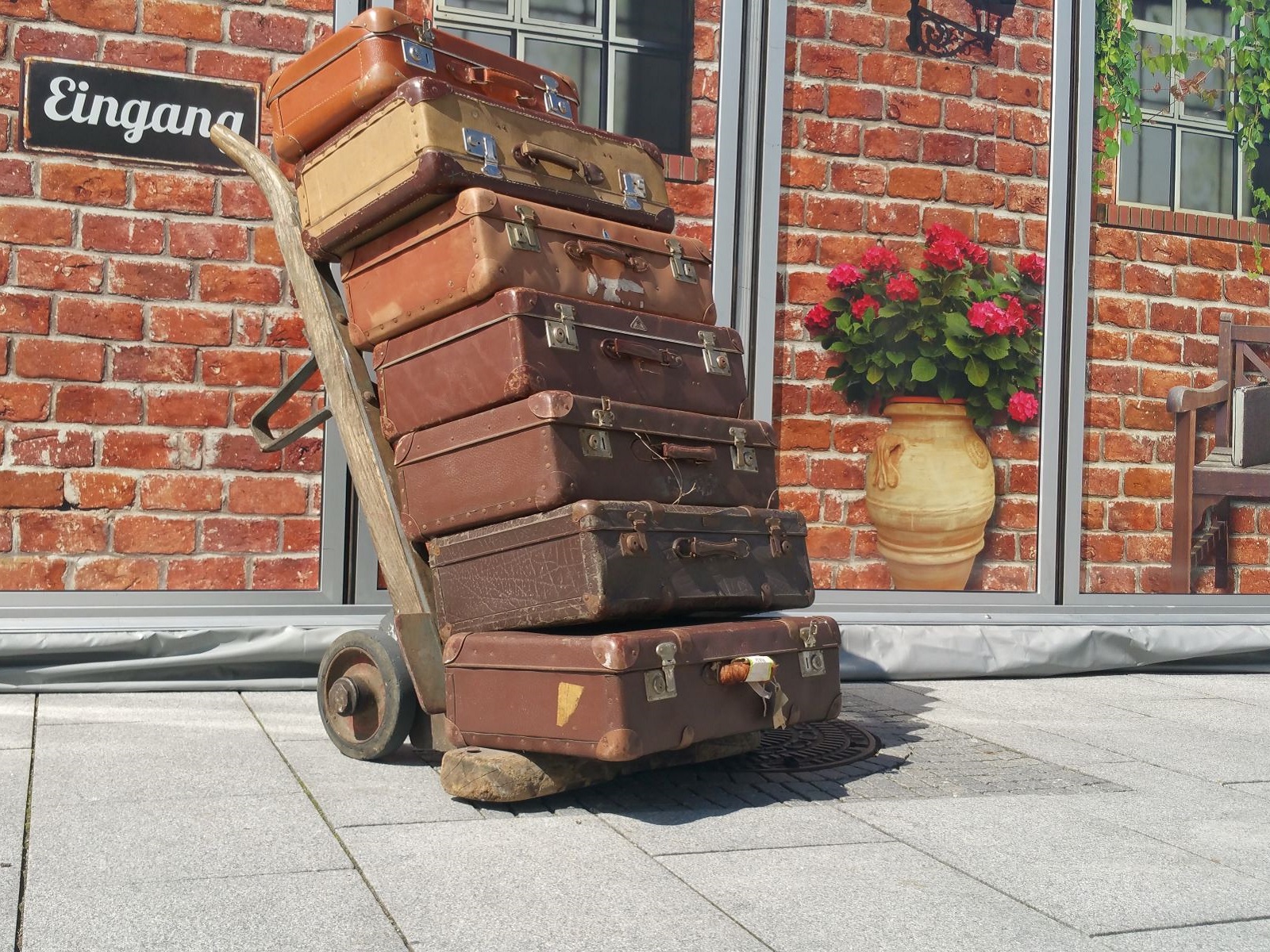 Holz Handkarren - Sackkarre / Kofferkarre ∗ No.8