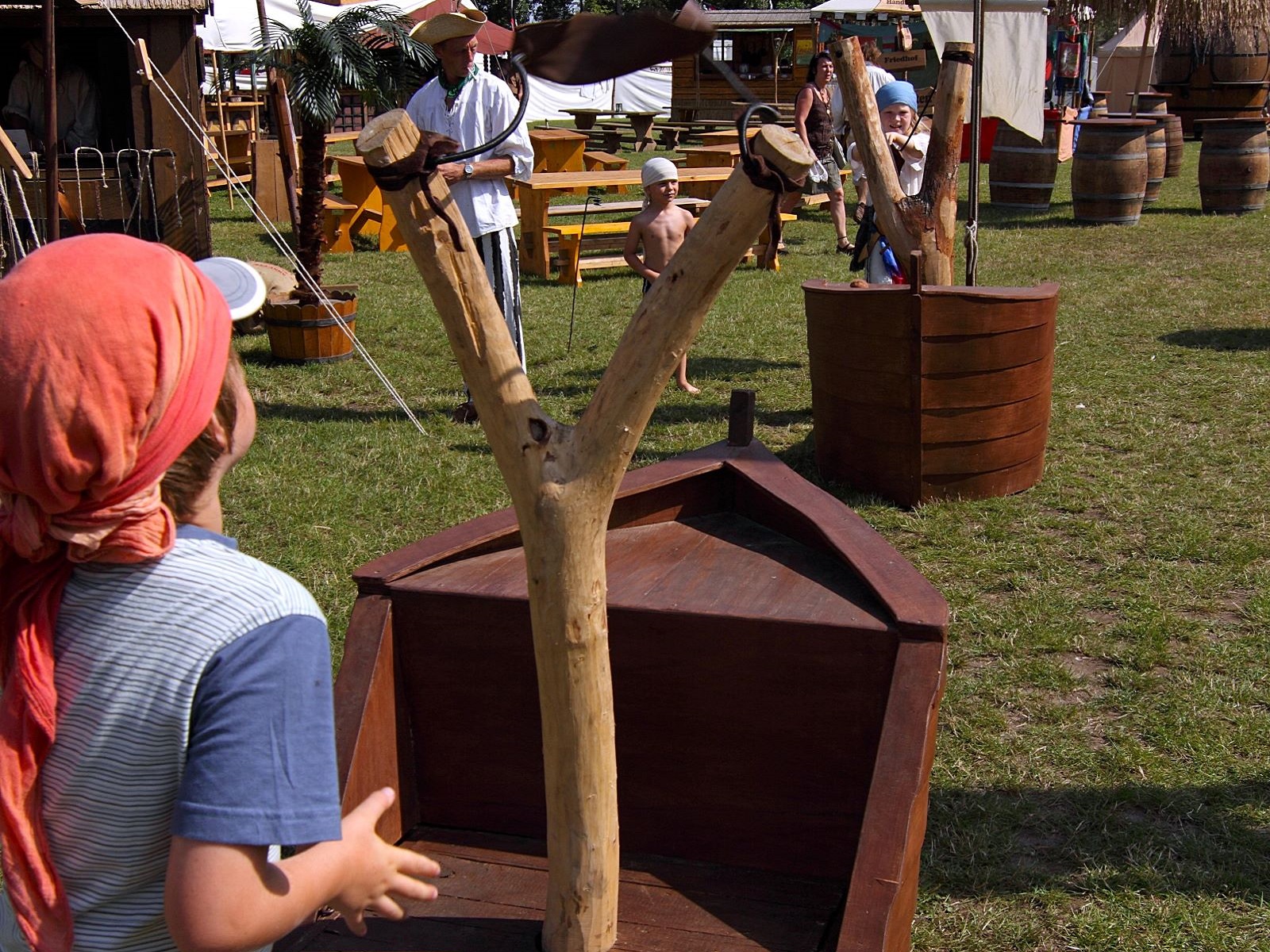 Schiffskatapult - Kinderspiel