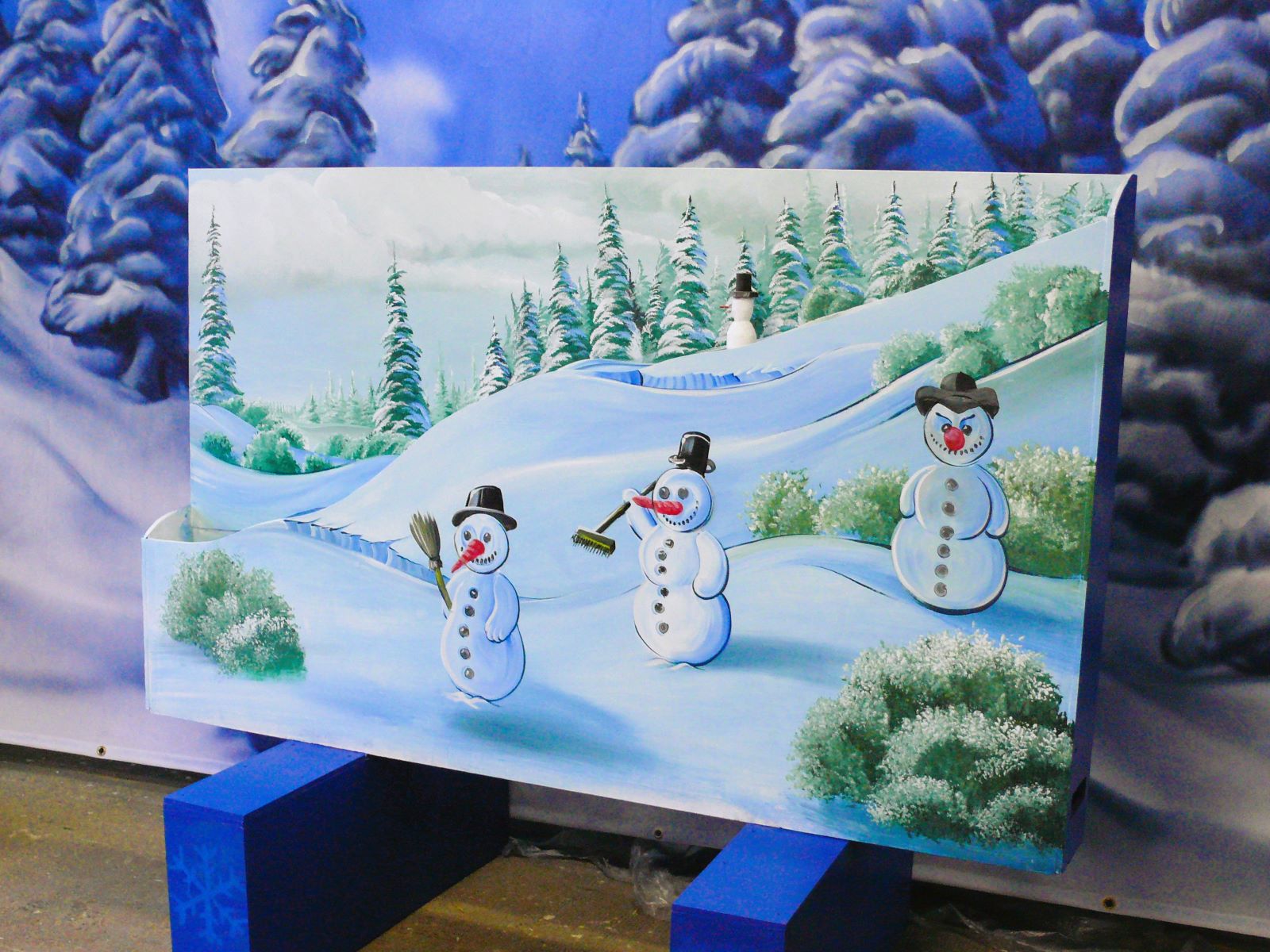 Rodelbahn - Wurfspiel