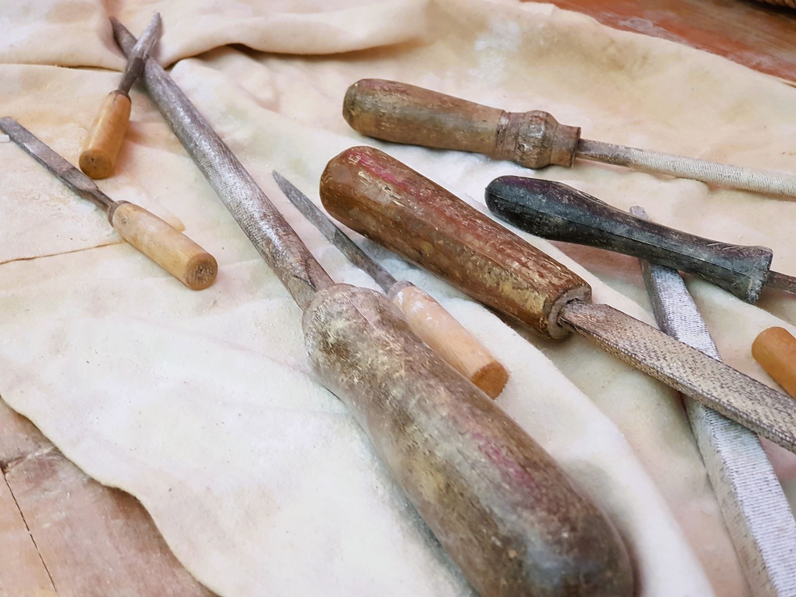 Historisches Handwerk - Speckstein schleifen – Bild 4