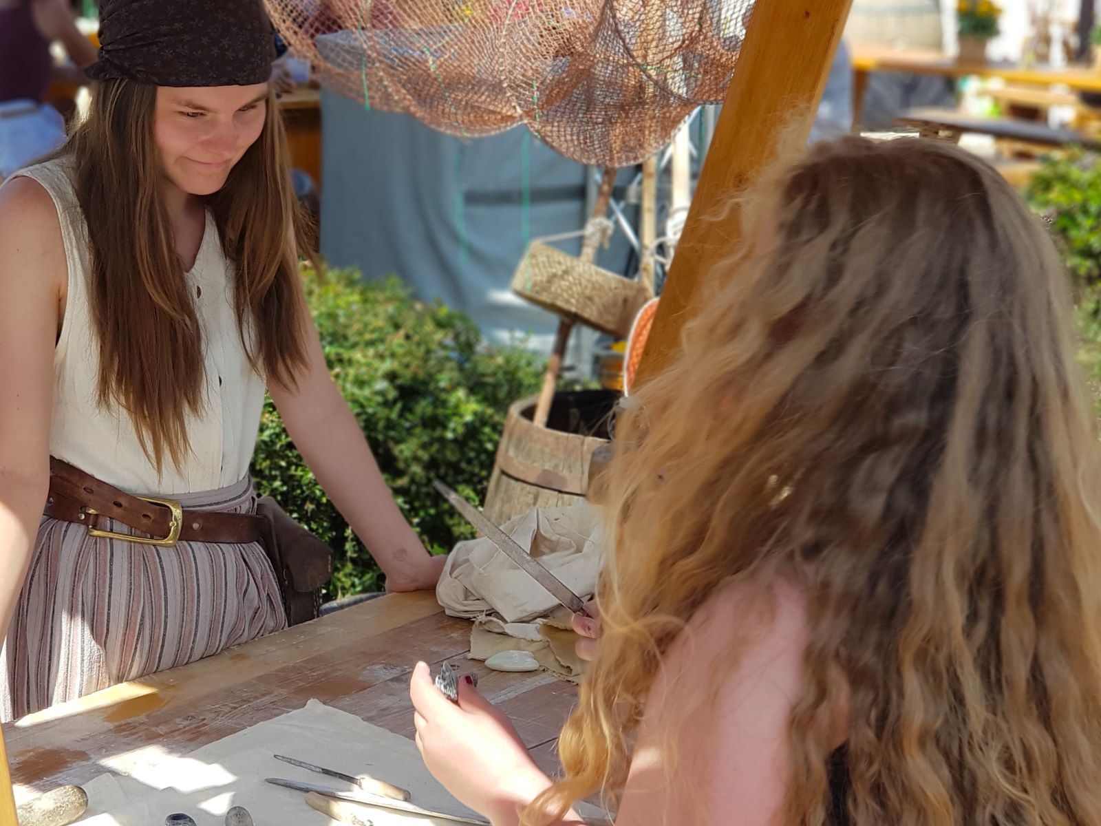 Historisches Handwerk - Speckstein schleifen – Bild 7