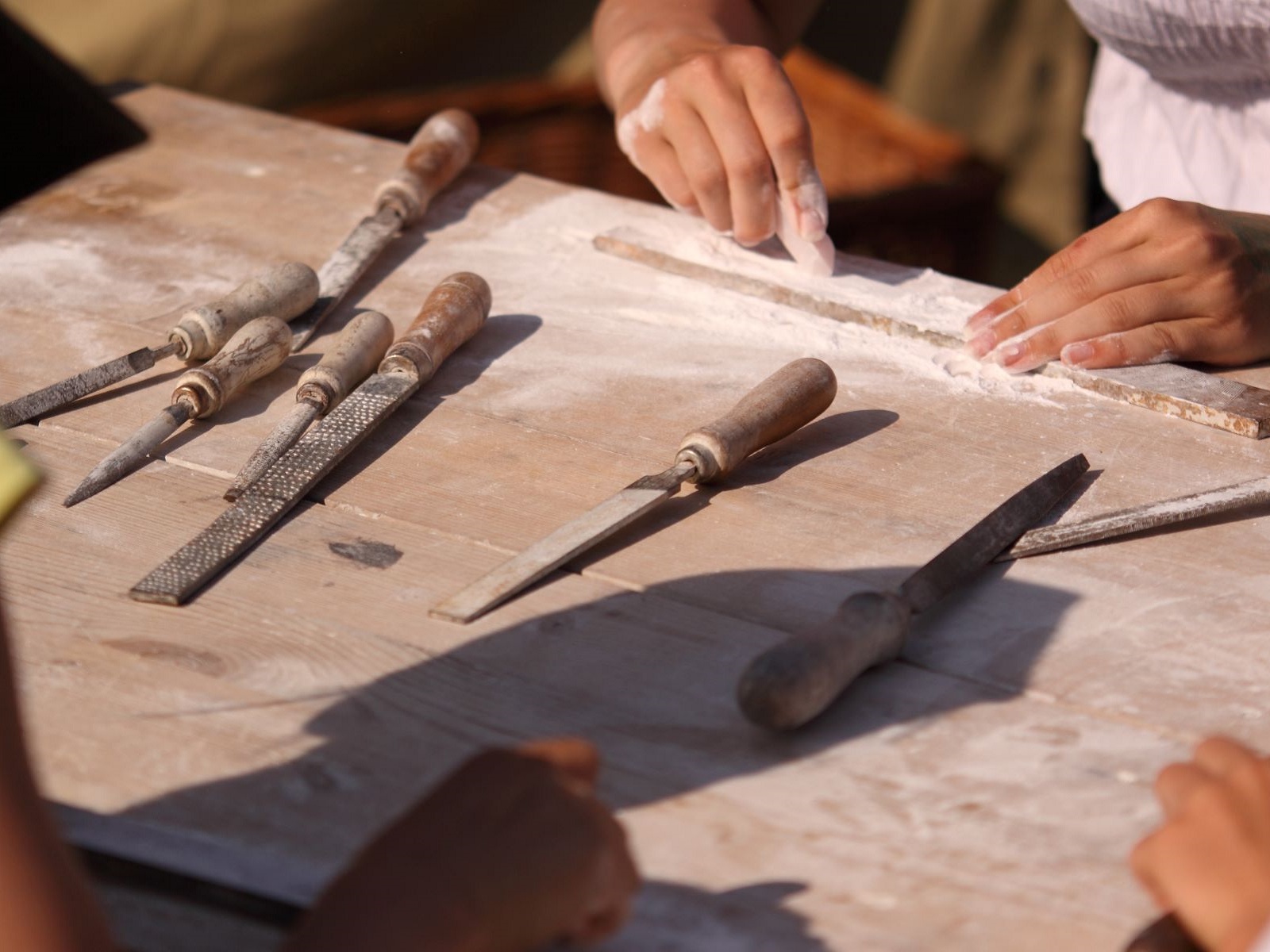 Historisches Handwerk - Speckstein schleifen – Bild 2