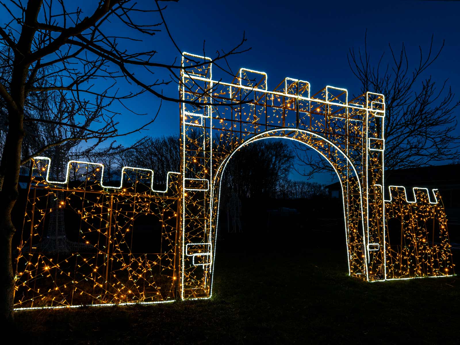 Licht Mauer - Burgmauer