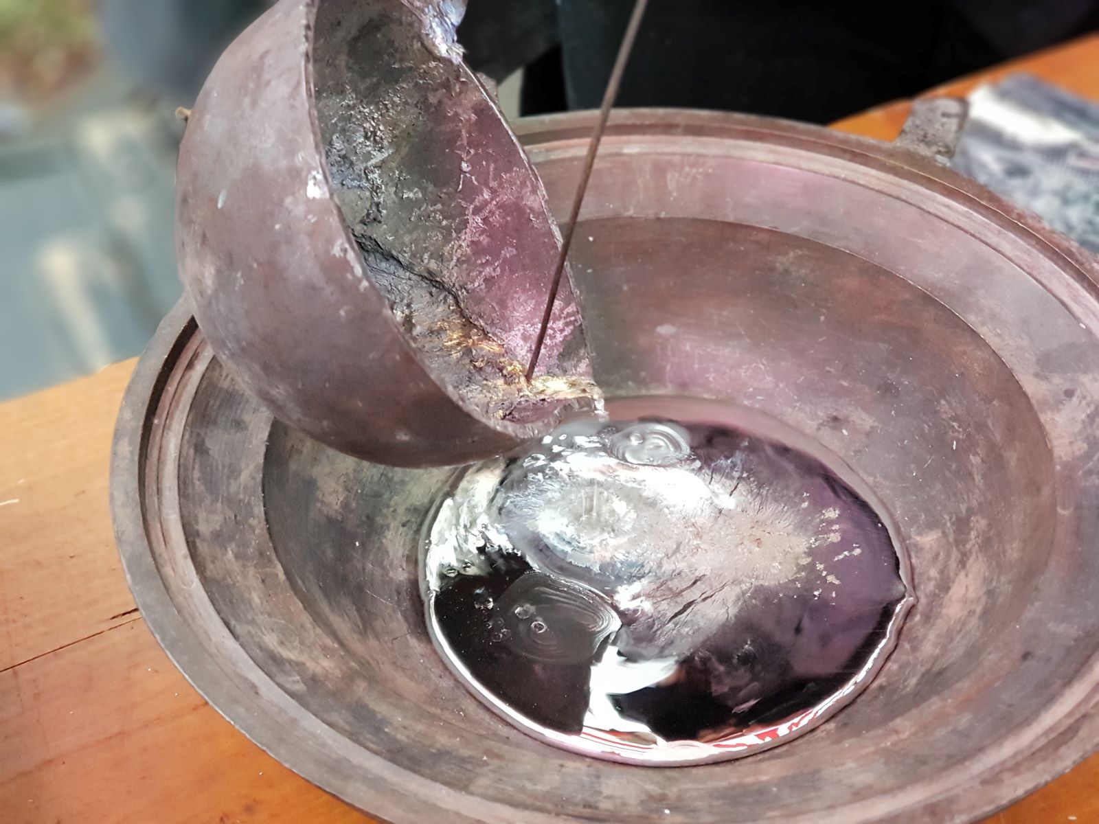 Historisches Handwerk - Zinn gießen – Bild 3