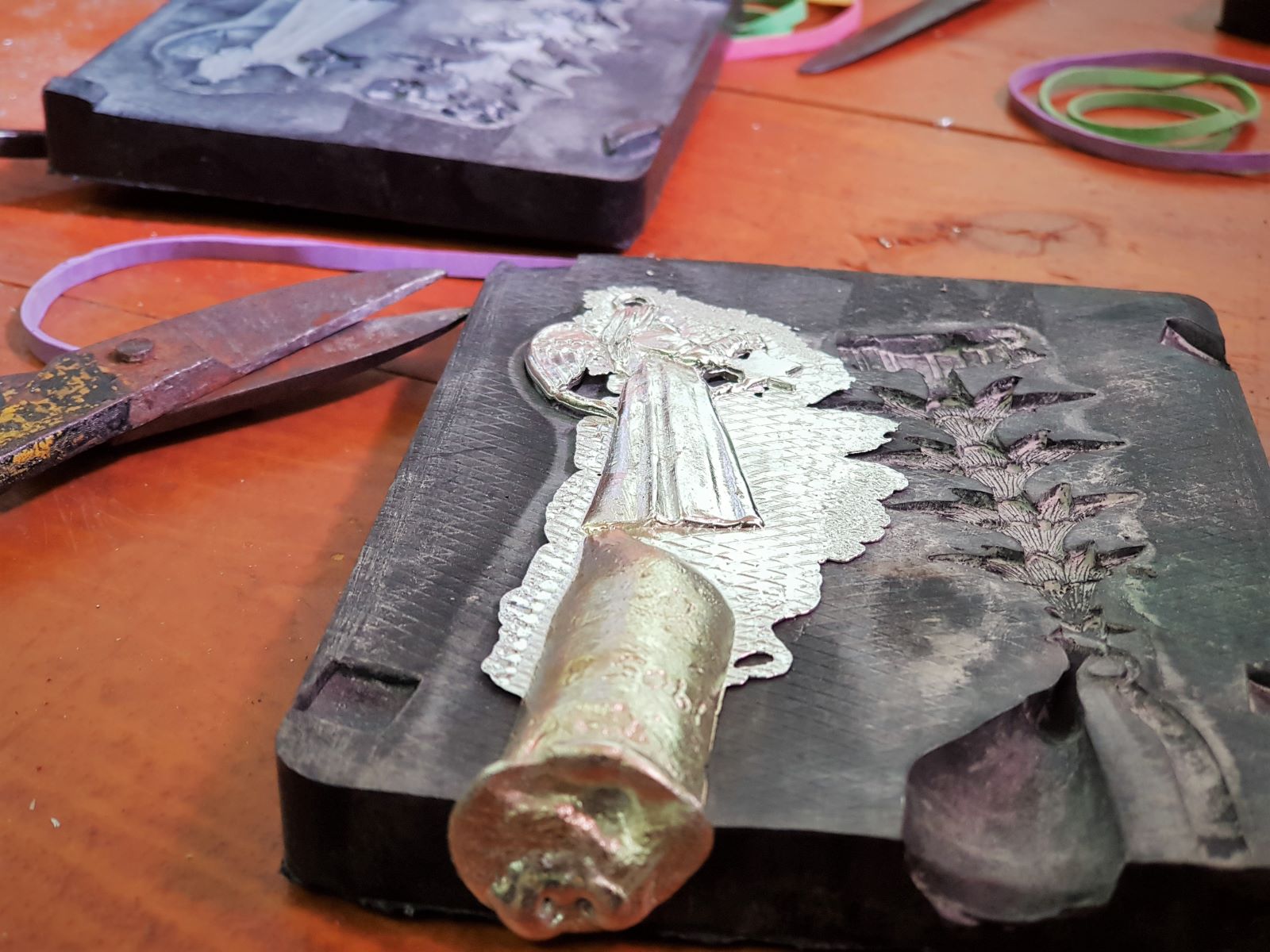 Historisches Handwerk - Zinn gießen – Bild 5