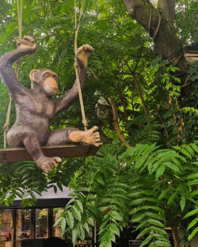 Dekofigur Affe mieten