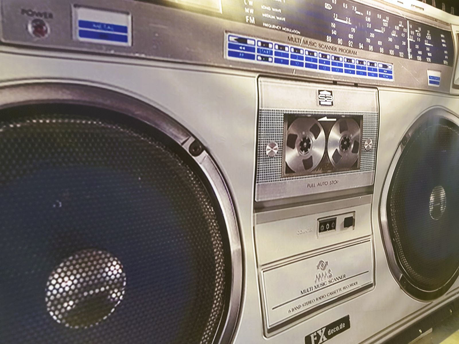 Kassettenrekorder 80er - Bühnenbild – Bild 2