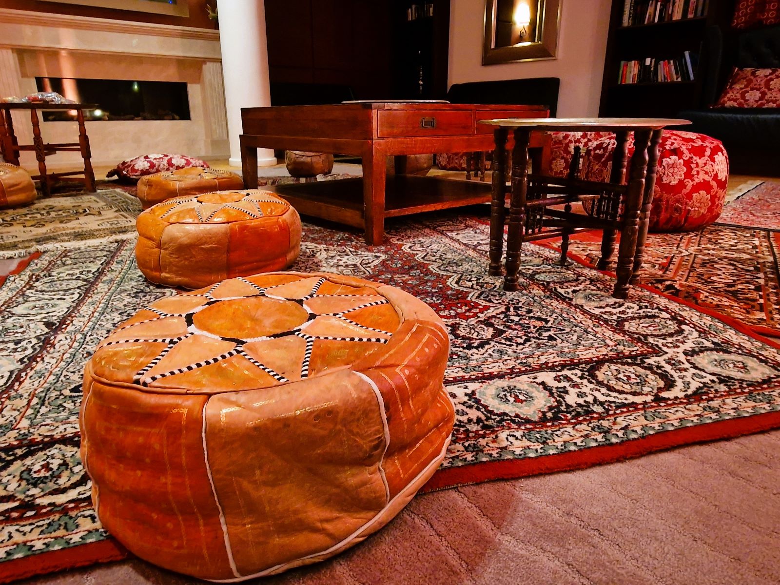 Miete orientalische Sitzkissen