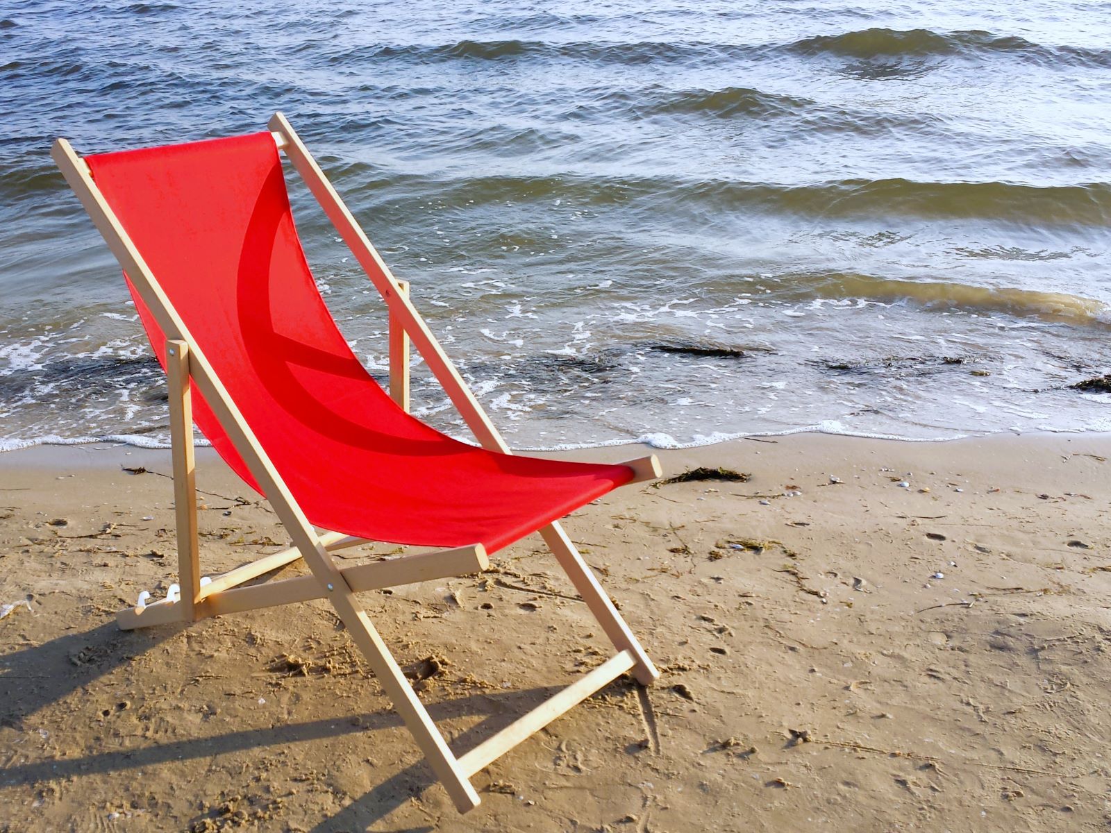 Liegestuhl - rot ∗ No.2