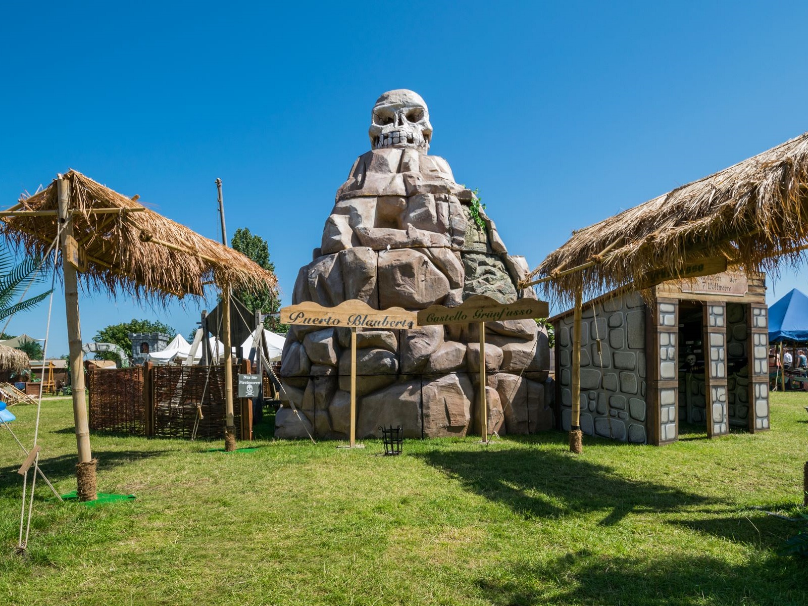 Palmendach Eingangstor – Bild 3