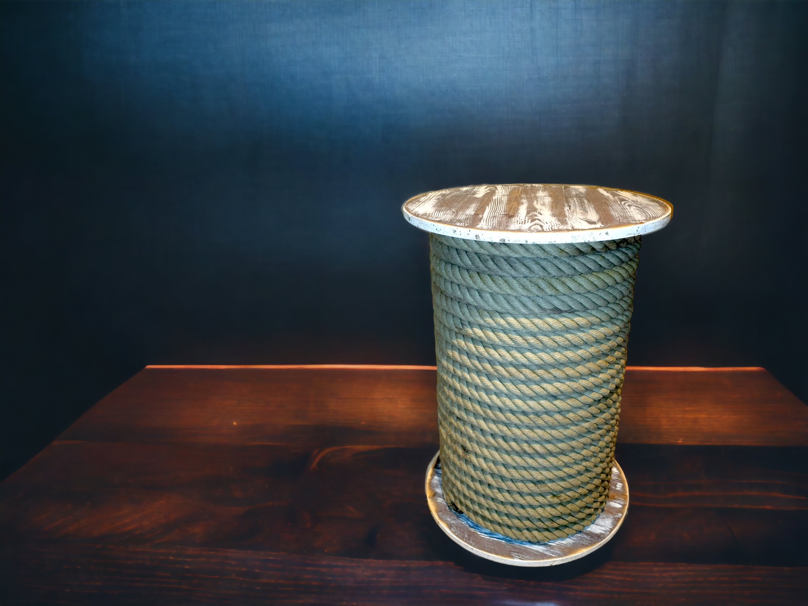 Seilrolle - Maritimer Lounge Tisch ∗ No.2 – Bild 2