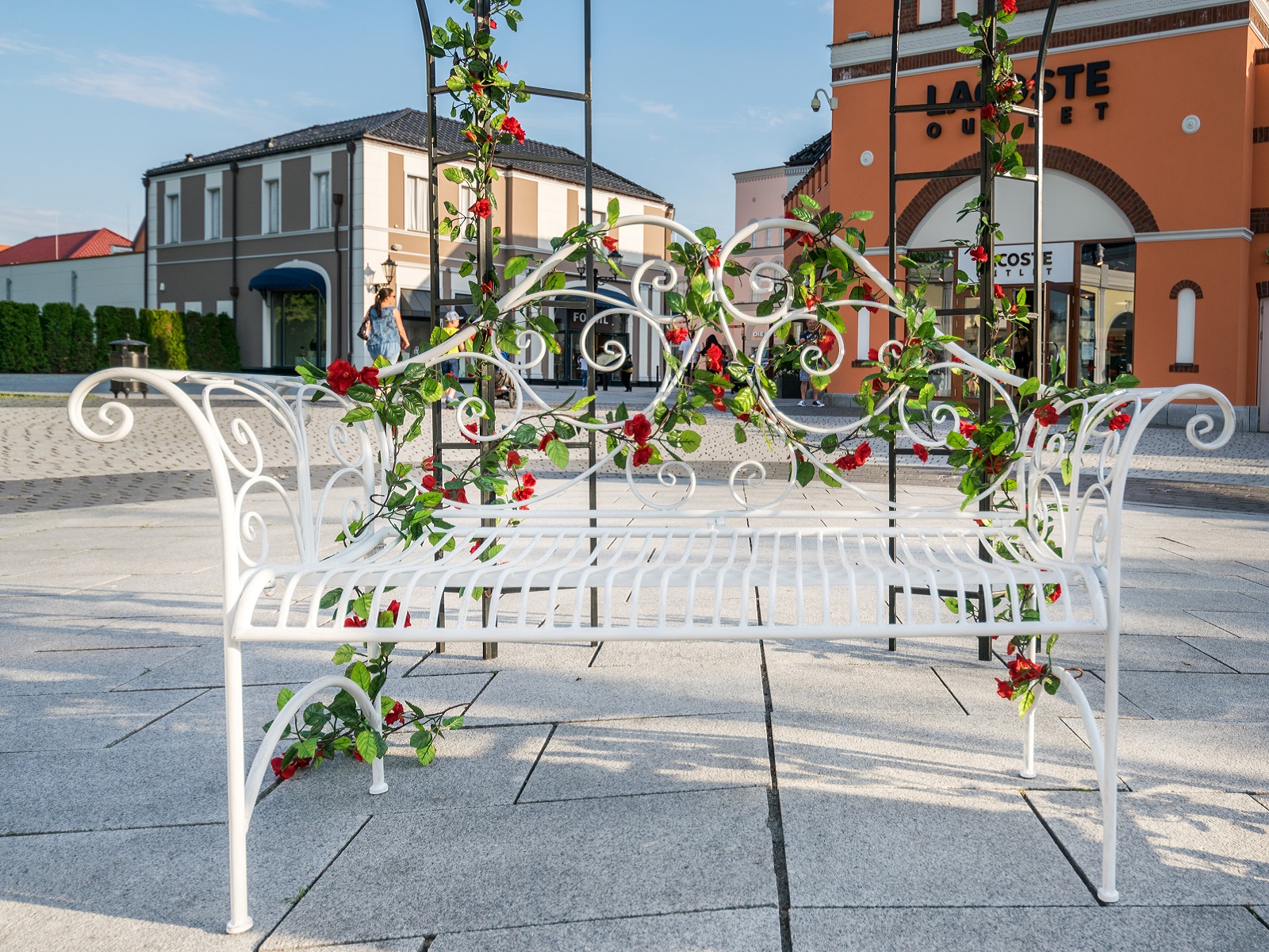 Bank - Gartenbank weiß ∗ No.4 – Bild 2