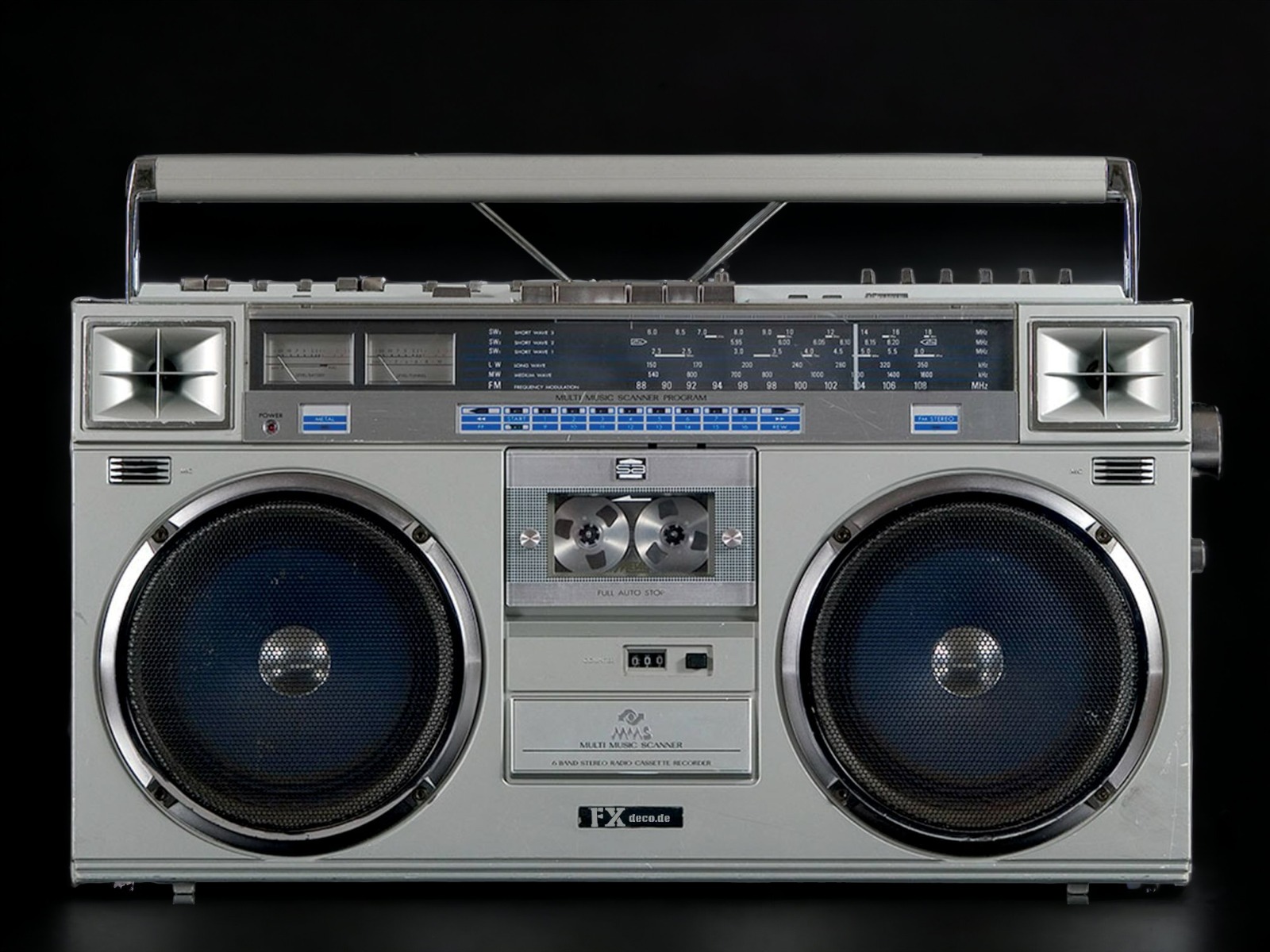 Kassettenrekorder 80er - Bühnenbild