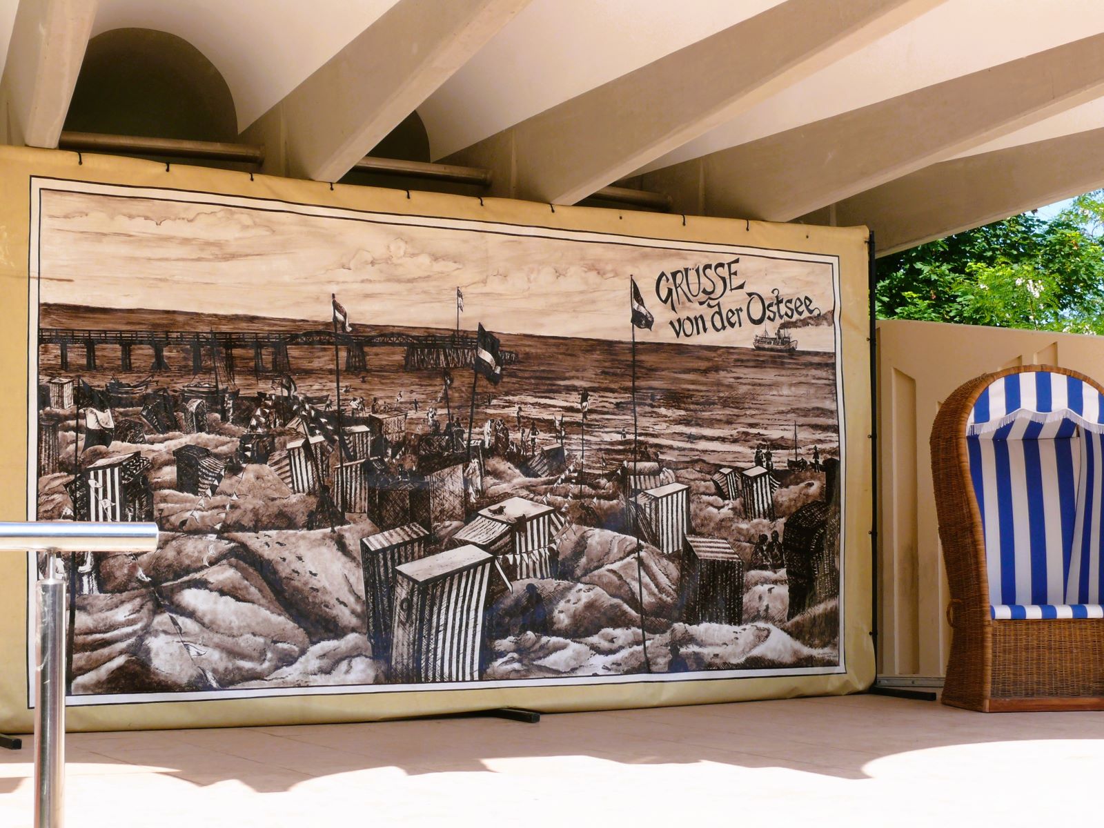 Nostalgie Strand 1900 -  Bühnenbild ∗ No.30