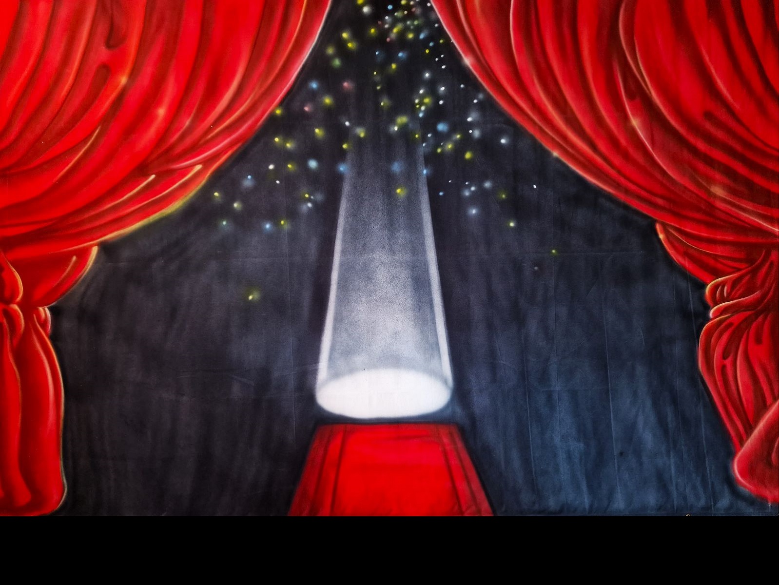 Bühne mit Vorhang - Bühnenbild ∗ No.2