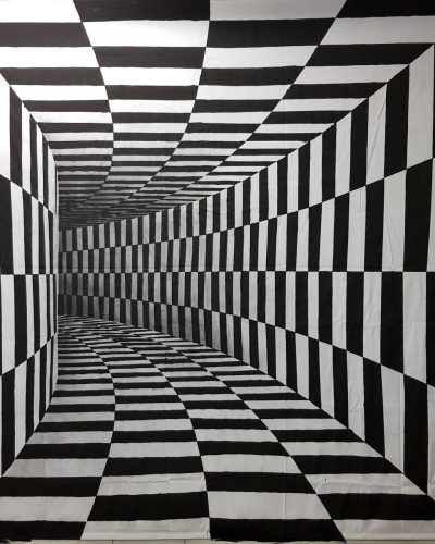 Schwarz / Weiß - Illusionsbild - Bühnenbild ∗ No.1