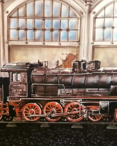 Dampflok - Bühnenbild ∗ No.2