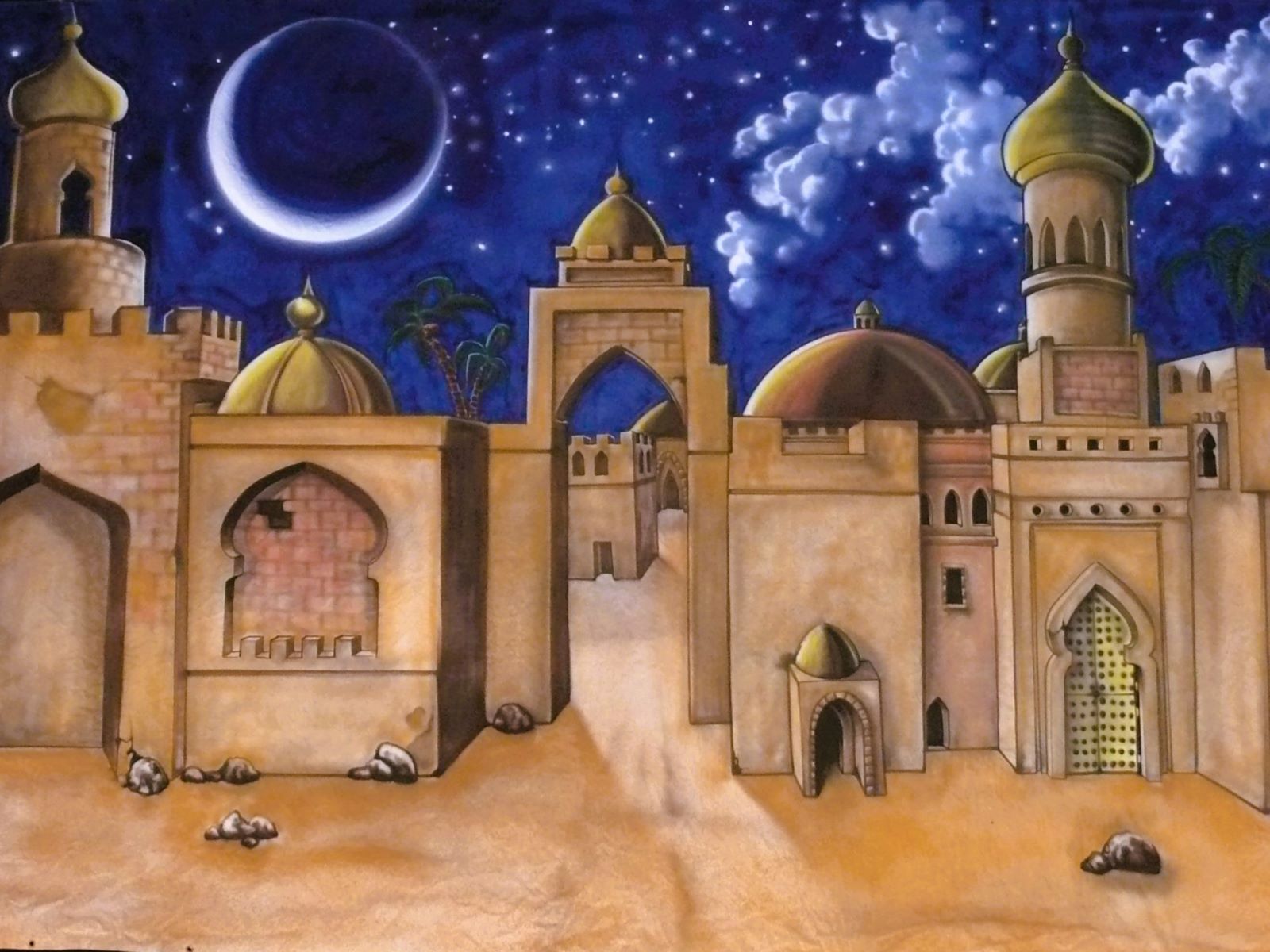 Orientalische Stadt - Orient Bühnenbild ∗ No.2