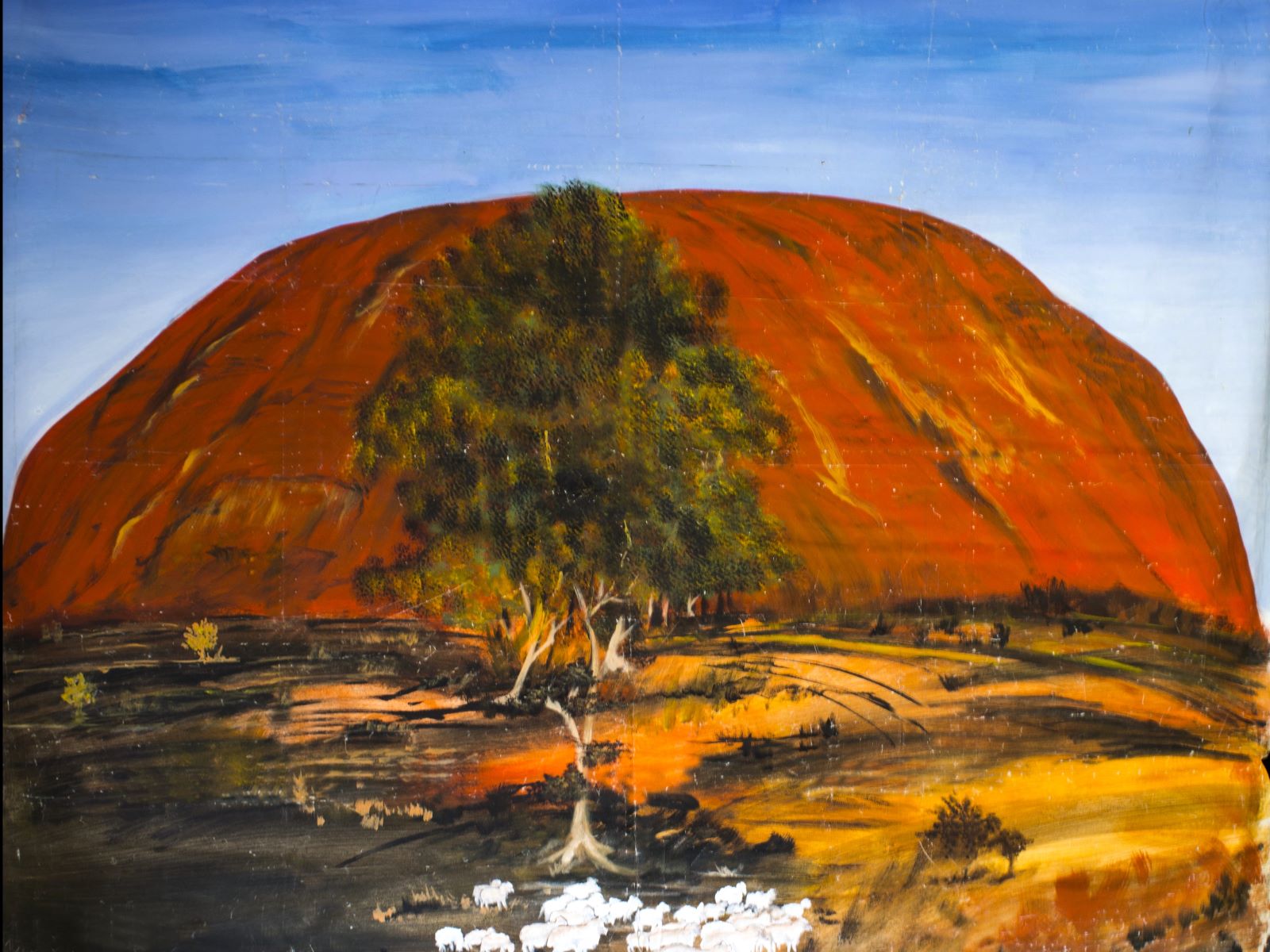 Uluru / Ayers Rock - roter Felsen Australien - Bühnenbild