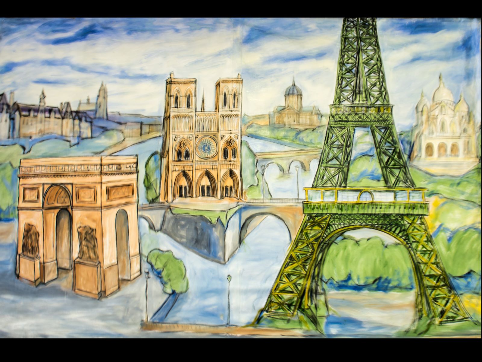 Wahrzeichen Paris - Bühnenbild ∗ No.4