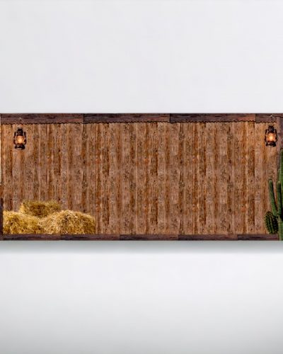 Wilder Westen - Scheunenwand Bühnenbild ∗ No.4