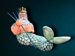 Neptun Figur Dekoration