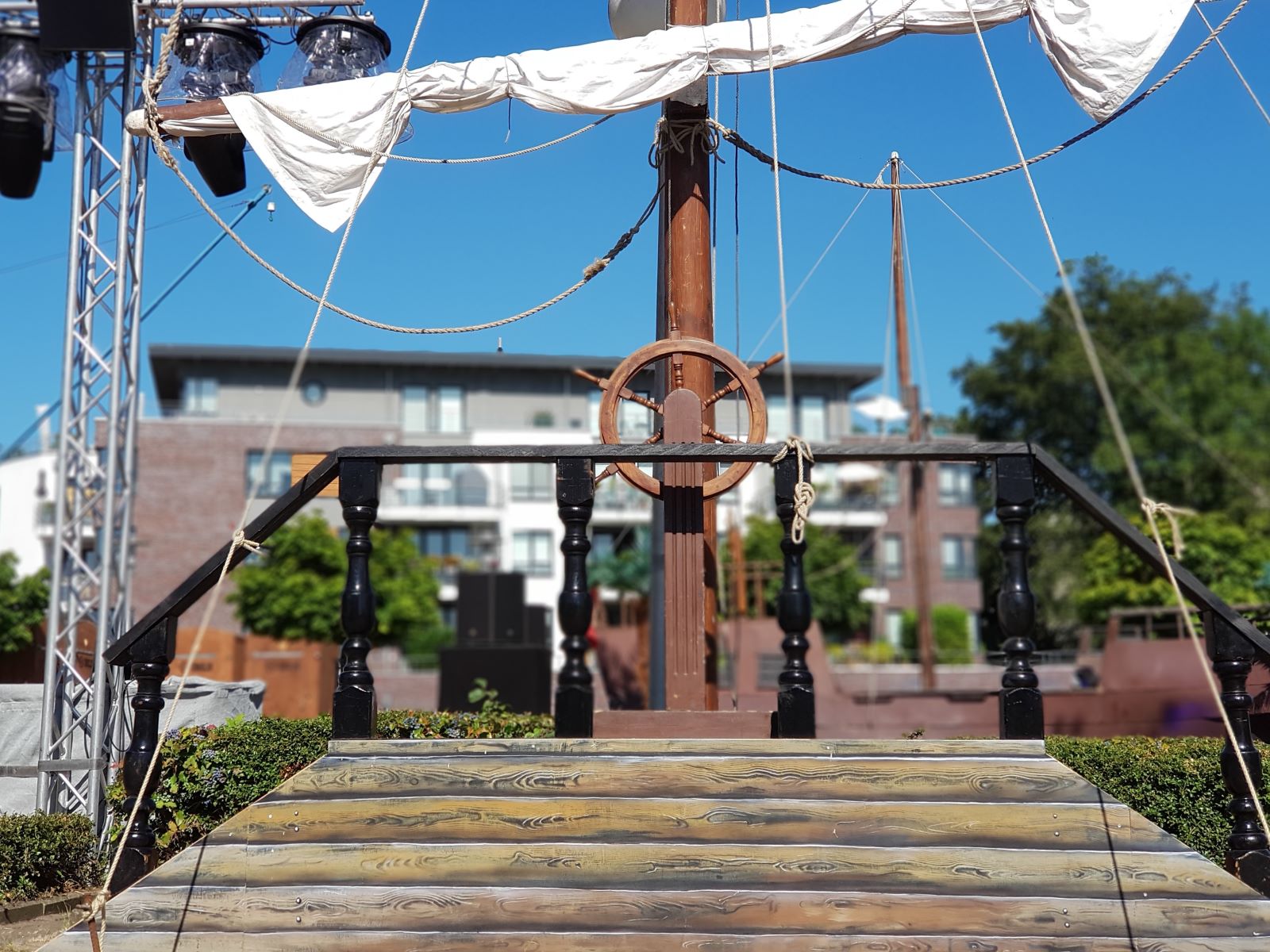 Ruderstand - Fotopoint mit Mast – Bild 4