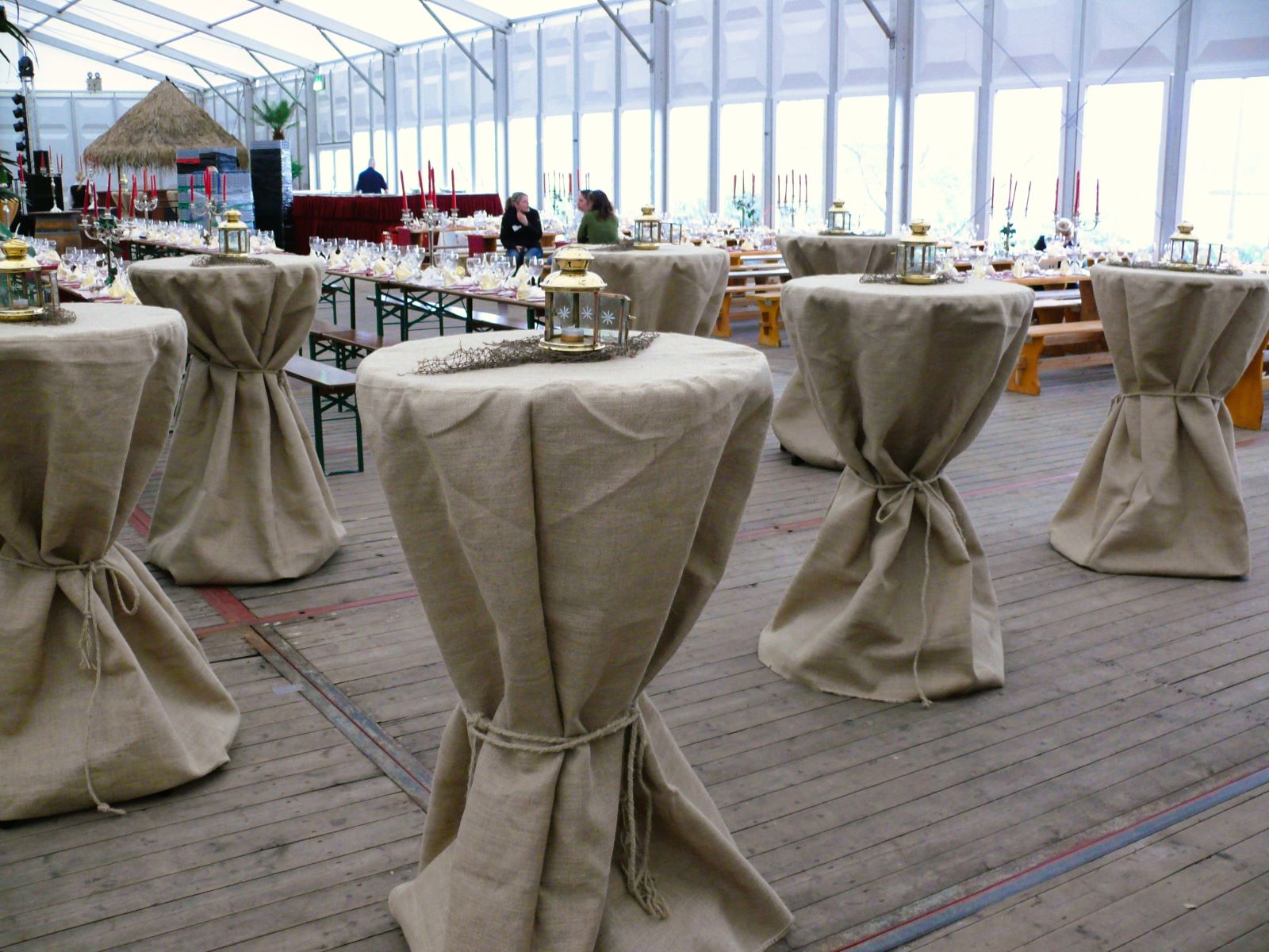 Stehtisch Husse Jute ∗ No.3