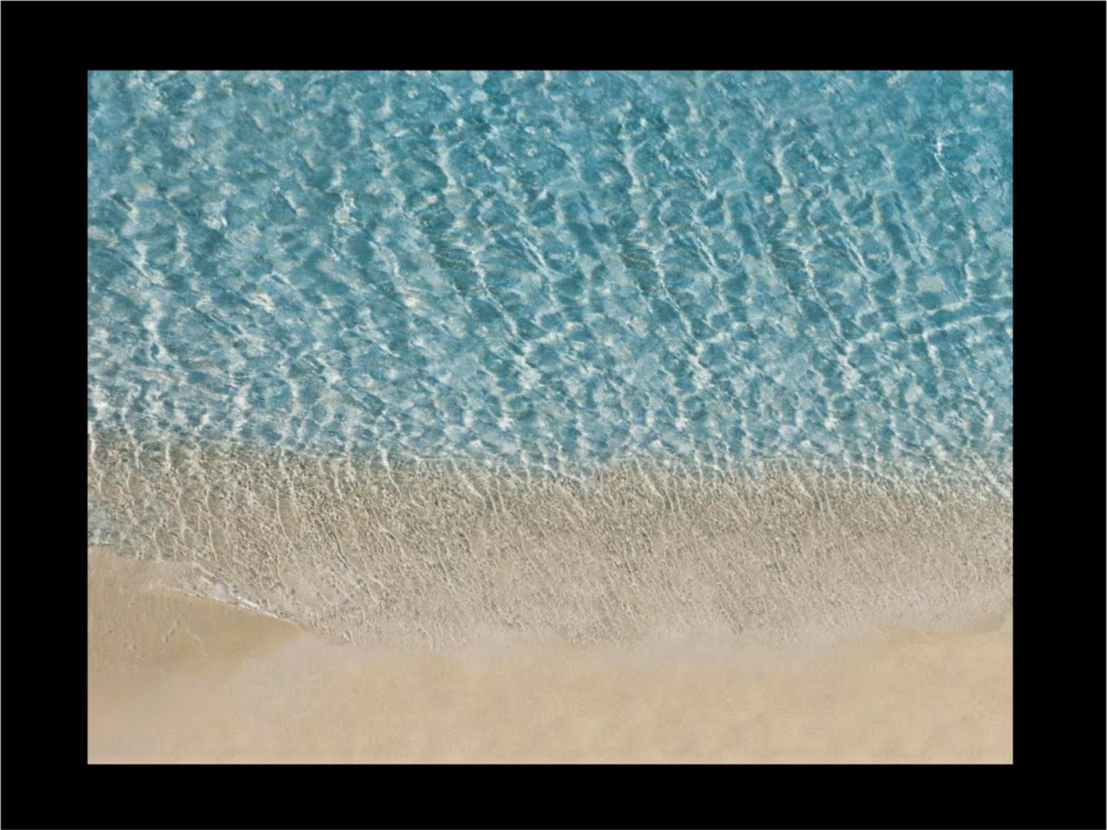 Fotoboden - Wasser mit Strand