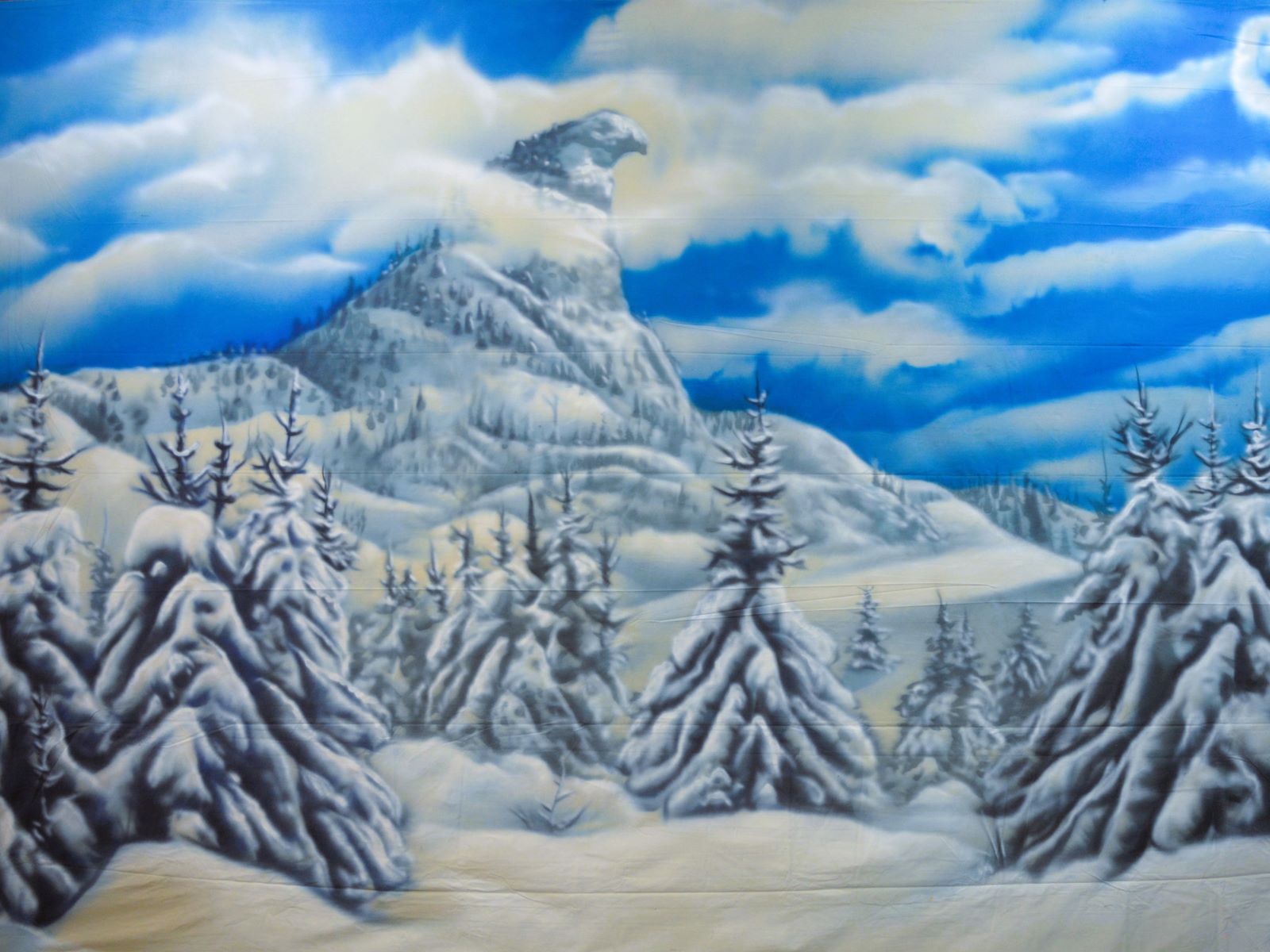 Winterlandschaft - Winter Bühnenbild ∗ No.6