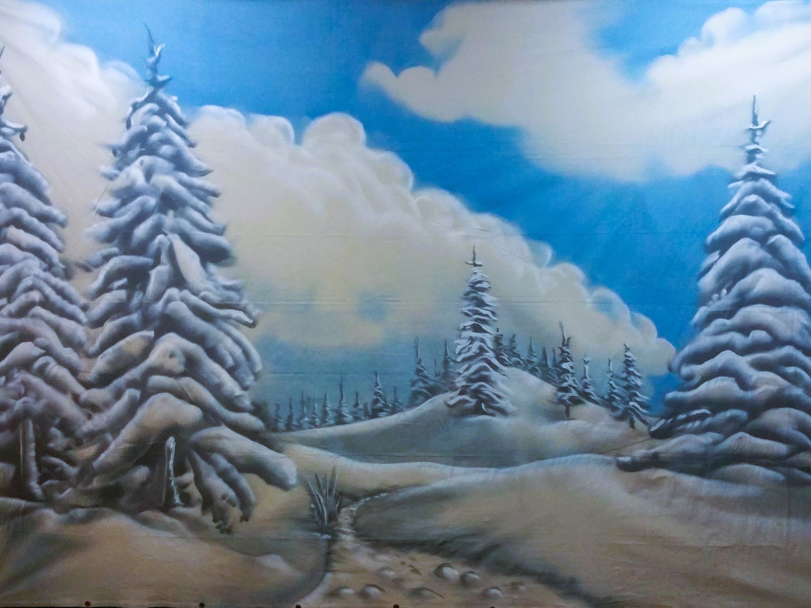 Winterlandschaft - Winter Bühnenbild ∗ No.1