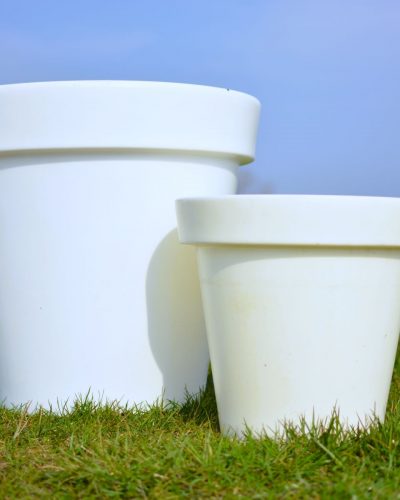 XL Blumentopf - weiß ∗ No.1