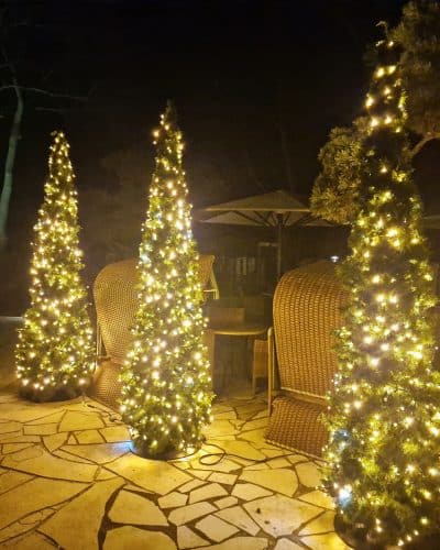 3m Weihnachtsbaum Tannenbaum beleuchtet mieten 3m