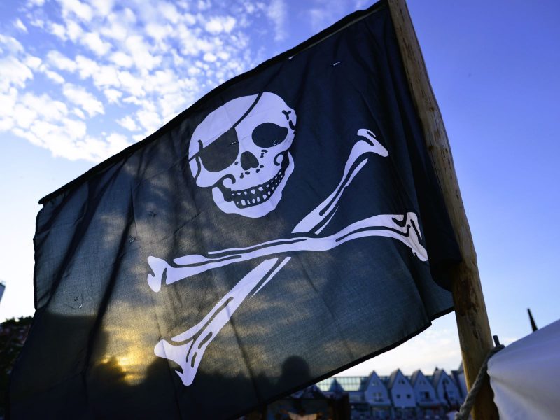 Fahne Piraten Dekoration