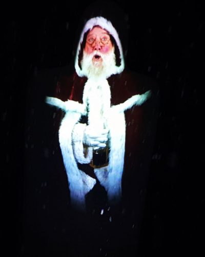 Weihnachtsmann Hologramm