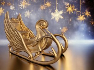 Dekoration Schlitten