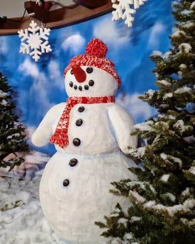 Schneemann klein 34 Riesiger Schneemann mieten