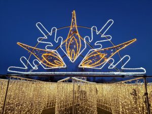 Leuchtendes Eiskristall