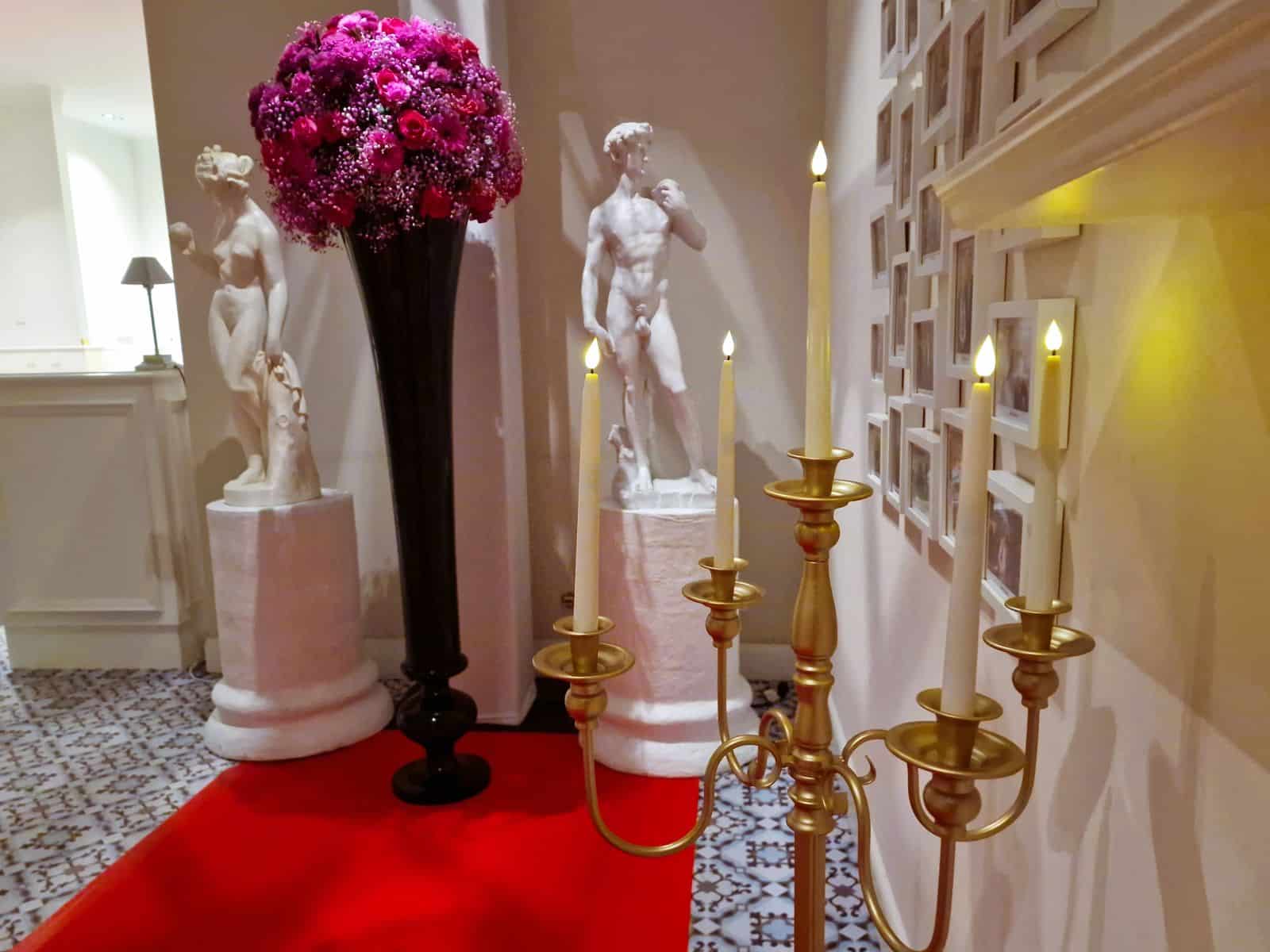 Kerzenständer gold mieten