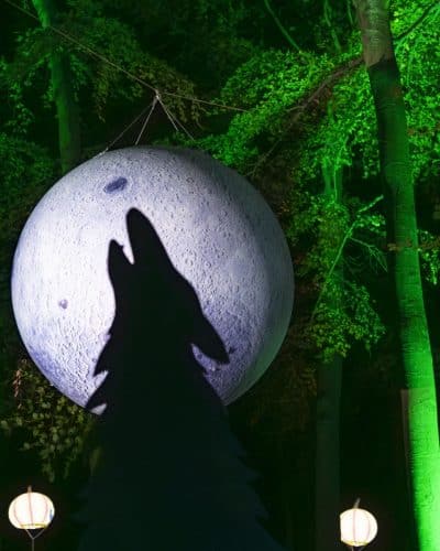 Wolf_Mond Halloween Mond mieten