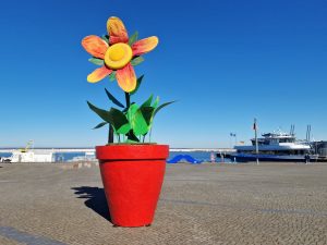 Riesen Blumentopf Eyecatcher Blickfänger